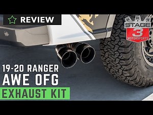 2019-2023 Ford Ranger AWE Tuning 0FG Dual Exit Cat-Back Crawler Conversion Exhaust Kit Review