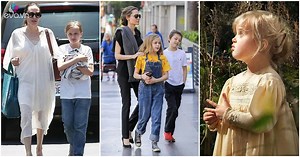 Sau 5 năm đóng Tiên Hắc Ám, con gái út Angelina Jolie đã trổ giò lớn tướng