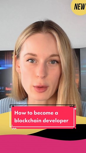 Steps to become a blockchain developer in 2022. Link in bio! #techyoutuber #blockchaintechnology #blockchaindeveloper #girlswhocode