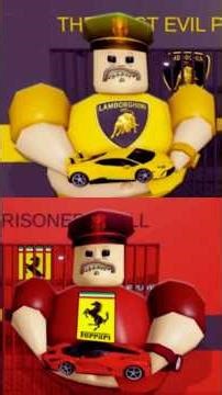 Lamborghini vs Ferrari! Break Out in Barry's Prison Run Roblox Obby – INSANE Escape Challenge!