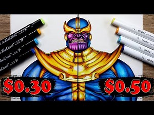 $0.30 vs $0.50 MARKER Art | CHEAP vs CHEAP - Which Is WORTH IT..? |