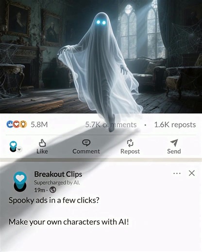 Boost your sales with attention-grabbing Halloween Video Ads in just 3 clicks. 👻🎃💀 Create any of these NEW video ads with our fast drag & drop editor, accessible from any browser in under 30 seconds. ✅ TONS of unique Halloween animations ✅ 1,000 more thumb-stopping animations ✅ New ones added weekly ✅ No video editing skills required ✅ Premium music library included ✅ 100% ad compliant Get more sales on Instagram, Facebook, Linkedin, YouTube, your website or even inside Messenger! Get started