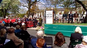 14K views · 167 reactions | President Michael D Higgins pays tribute to 1916 leader Major John MacBride at commemoration event in Westport | RTÉ News | Facebook