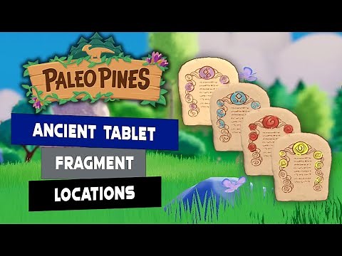 Paleo Pines - All 20 Artifact Tablet Fragments (Artifacts Collection)