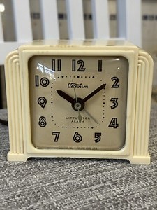 Vintage Telechron 7H137 "Little Tel" Alarm Clock * 1945-1949 * WORKING Quietly! | eBay
