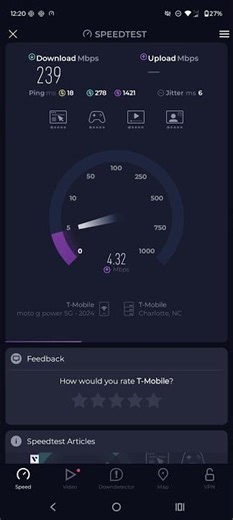 T-Mobile Home Internet Speed Test