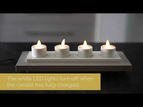 Using your Rechargeable Luminara Tea Lights