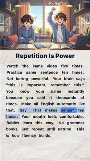 Repeat English Until Automatic 🔄💪⚡ | English Reading and Listening Practice #englishforbeginners