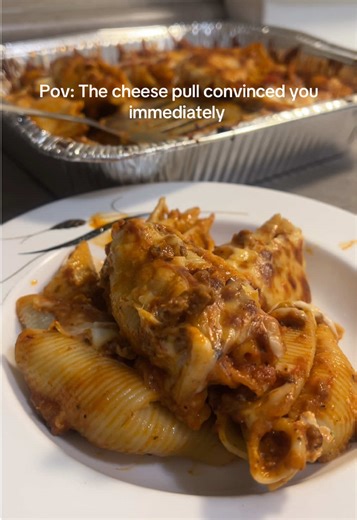 Delicious Jumbo Double Stuffed Pasta Shells Recipe