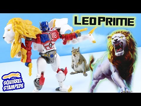 Transformers LEGACY Evolution Maximal Leo Prime Review - White Lion Eats Things?
