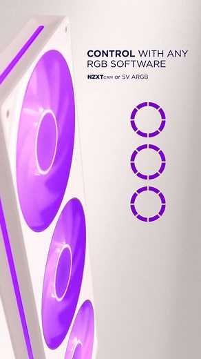 Meet the all-new NZXT F Series RGB Core Single-Frame Fans! Featuring: • Simple installation • Streamlined lighting control • Anti-vibration rubber corners • Static pressure fan blade design • Standard 5V ARGB header connectivity | NZXT | Facebook