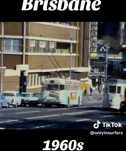 Explore Brisbane in the 1960s: Trams, Streets, and Nostalgia