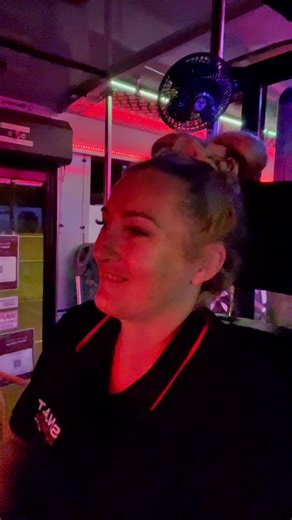 Peer Pressure Pole Dance on Party Bus