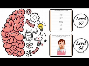 Brain Test : Level 67 , 68 – How to Solve? (Walkthrough)
