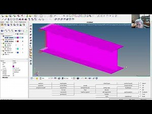Shell element mesh in Hypermesh.