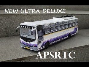 NEW ULTRA DELUXE DESIGN MINIATURE BUS| APSRTC BUS.