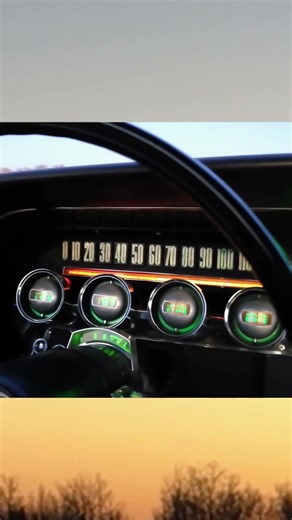 The Glow of a Classic | 1965 Thunderbird Dash Lights in the Evening