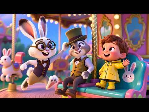 Merry Go Round With Baby 🎠👶 | Learn Colors, Numbers, and Shapes for Kids | Fun Learning Video