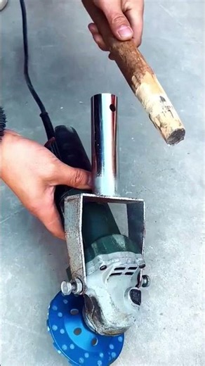 ⚙️🧱Long Handle Extension Bracket for Angle Grinders to Grind Concrete Walls