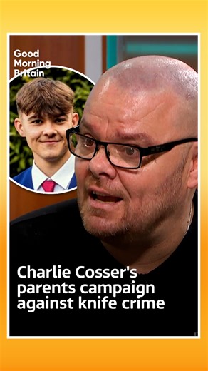 Martin and Tara Cosser, parents of 17-year-old Charlie Cosser, who was fatally stabbed at a party in 2023, discuss their campaign against knife crime. Martin’s viral TikToks have reached millions, helping police track suspects and raising awareness in schools. | Good Morning Britain