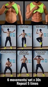 2M views · 9.4K reactions | Just Save This Set Of Training!#reel2025 #exercise #workout #bellyfat #loseweight | Exercise Guide | Facebook