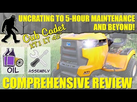 Uncrating to 5-Hour Maintenance and Beyond! Comprehensive Review of Cub Cadet XT1 LT42" Mower