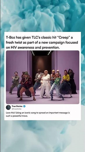 T-Boz has given TLC's classic hit "Creep" a fresh twist as part of a new campaign focused on HIV