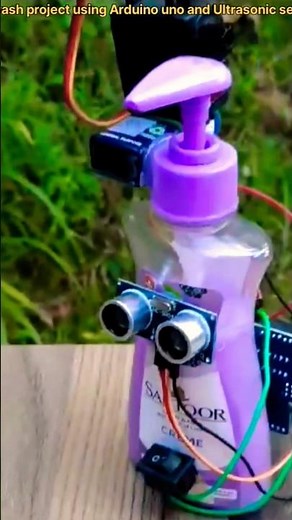 Automatic Hand Wash System Using Arduino Uno & Ultrasonic Sensor #arduinoprojects #handwash #world