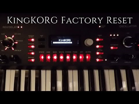 KingKORG "Factory Reset" Tutorial