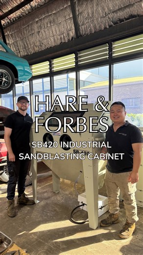 Modern Classic Cars Foundation on Instagram: "Assembling our newest addition to the workshop courtesy of @machineryhouseau, who were kind enough to donate a SB-420 Industrial Sandblasting Cabinet & Dust Cyclone Extractor to help us with a special project our apprentices will be working on in 2026. Stay tuned for more. #machineryhouse #hareandforbes #classiccarrestoration #classiccars"