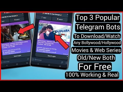 Top 3 Popular Telegram Bots For Movies | Telegram Movie Download | Telegram Bot For Web Series |