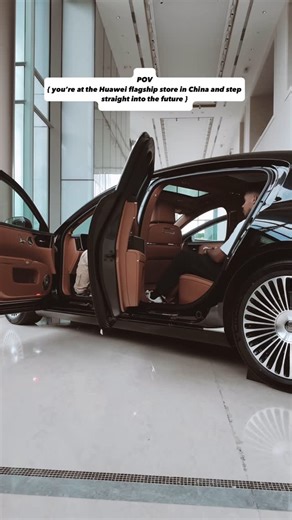 Reece Meyer on Instagram: "welcome to the future. welcome to the Huawei flagship store in China Shenzhen where you open car doors with a tap on your Huawei smart watch and close them with a tap on the door before sit back and activate your reclining seats with built In massage features. Let me not get started on the sound and tech of the car…. I’ll leave it for another post. Any guesses what this beauty is called ? #huawei #acelabs #china #reecetakeschina #ev #huaweitech"