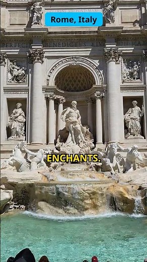 Rome's Secret Fountains: Beyond Trevi! Discover Hidden Water Masterpieces #shorts