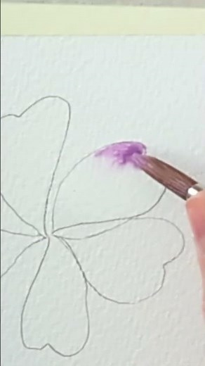 How To Paint A WATERCOLOR Flower - It's Easy!
