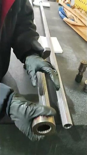 Extruder Shaft Pre-shipment Inspection: Spline Inspection