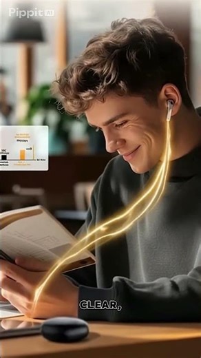 34 hours of battery life changes everything #WirelessEarbuds #ANC #SmartTech