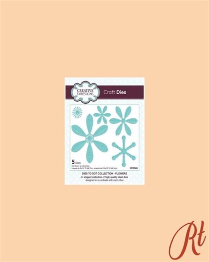 Flowers Die Set - Dies To Dot Collection By Creative Expressions