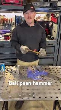 Ball mean hammer for metal not wood