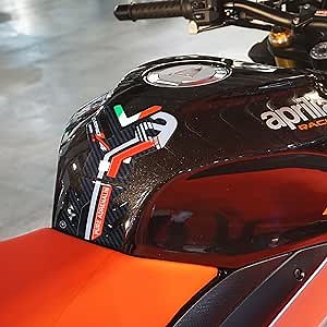 labelbike - 3D Sticker Motorcycle Fuel Tank Pad Protection and Decoration in Resin Compatible with Aprilia Tuono V4 1100 2021-2025