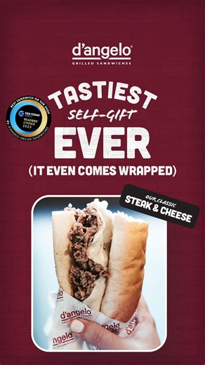 Sizzling steak and melty cheese—time to treat yourself with the classic, only at D'Angelo. | D'Angelo Grilled Sandwiches