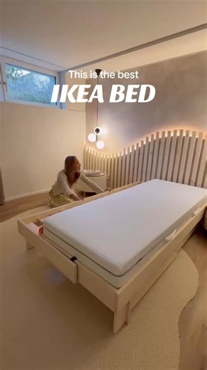 Rafael Taylor on Instagram: "🤩 This bed is a game-changer! ✨ The IKEA GLAMBERGET adjusts easily from 80cm to 160cm 🛏️ — perfect for saving space and adding comfort. Flexible, stylish, and oh-so-practical for any home 💙 👉 Upgrade your bedroom with ease today! #IKEABed #SpaceSaver #BedroomGoals #IKEAFinds #HomeUpgrade"