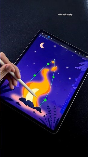 Fire animating tips in Procreate 😱🔥#procreate #animation