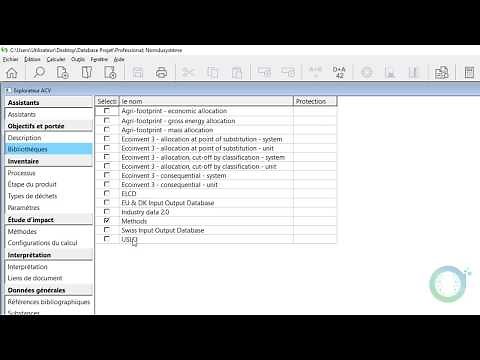 Capsule 1 - First steps in SimaPro