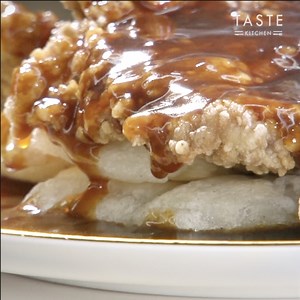Fried Rice Cake with Pork Ribs (Foot Sole Shape) ＃MasterChef ＃TasteKitchen | Taste Kitchen