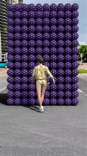 13K views · 118 reactions | Purple balls pile up and fall to the ground, special effects decompression, visual effects are s | Special Effects | Facebook
