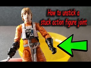 How to UNSTICK an action figure joint - EASY!