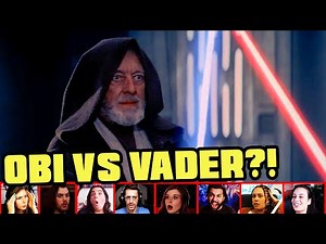 Reactors Reactions To *Darth Vader Vs Obi Wan* On Star Wars Episode IV A New Hope | Mixed Reactions