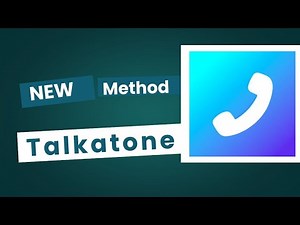 Talkatone New Method (A-Z) Process!