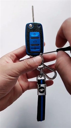 Volkswagen leather-textured key case available in four colors#viral#keycover #please