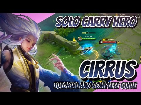 (Before Update) Cirrus Tutorial And Complete Guide | Fully Explained | Honor of Kings | HoK